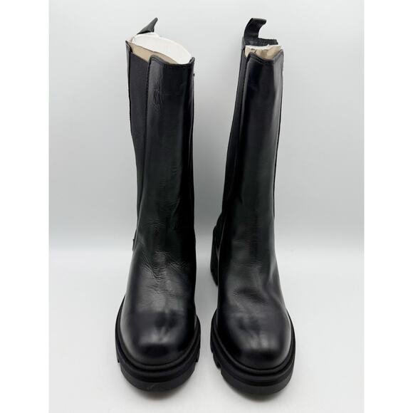 Miz Mooz Womens Bambina Tall Boot EU 36 US 5.5 Black Leather NWOB - Picture 6 of 13